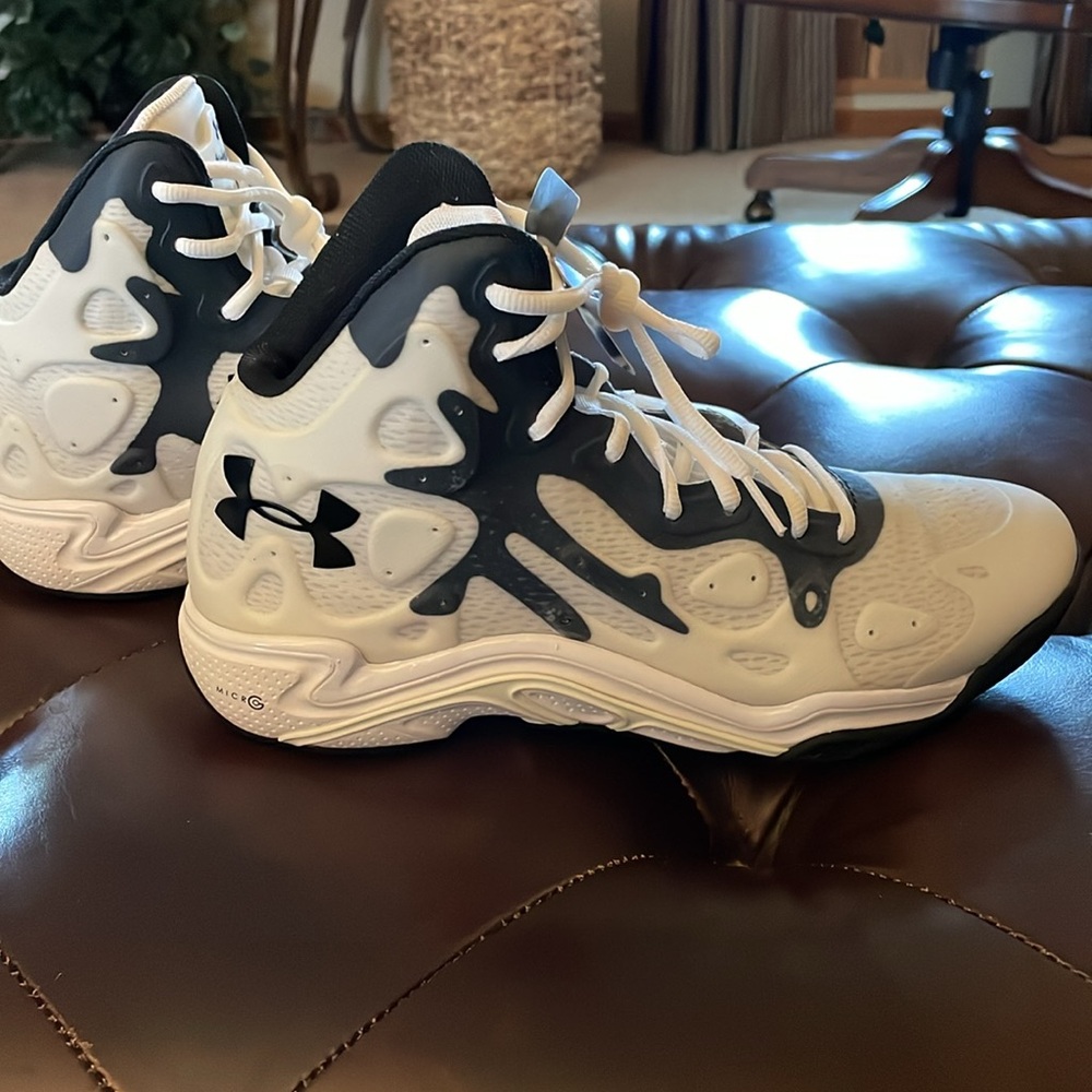 NEW Under Armour Micro G ANATOMIX Men's White Sz 9.5 - Picture 4 of 9